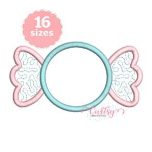 Candy Applique Embroidery Design